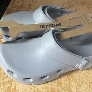 Gray Men's Birkenstock Clog Sandals- Many Sizes- NEW
